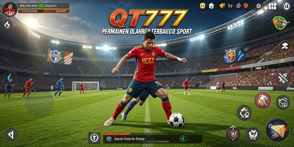 Tampilan gameplay QT777 yang realistis dan menarik dalam pertandingan olahraga.