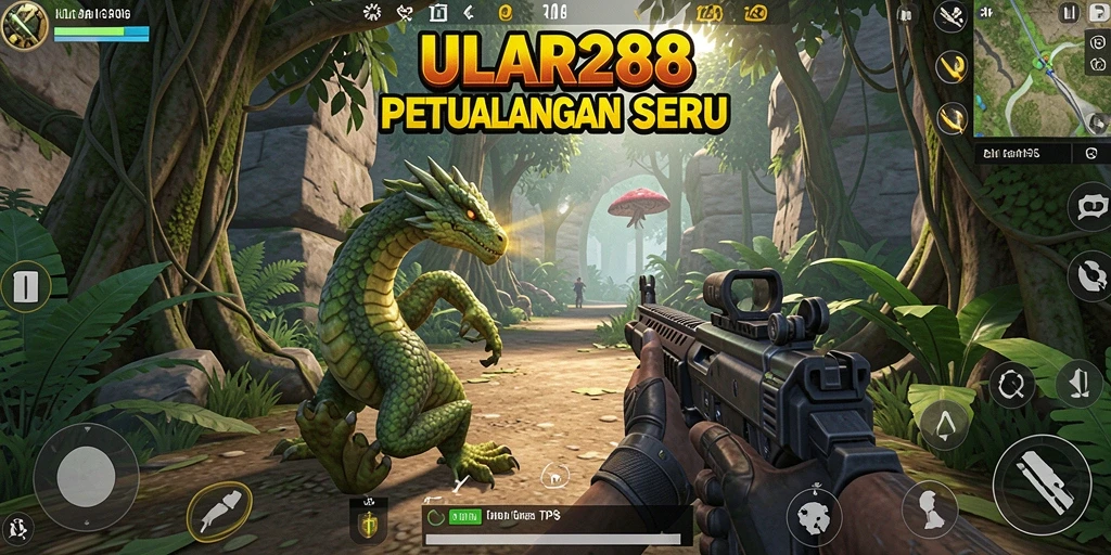 Tampilan gameplay ULAR288 dengan aksi menegangkan di medan perang.